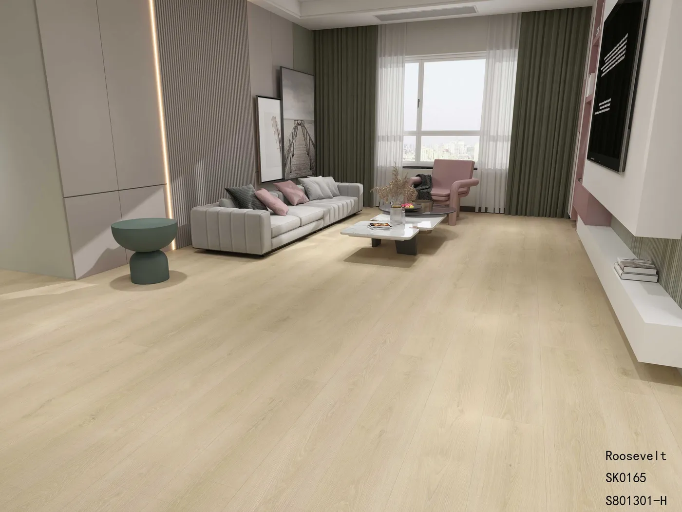 Roosevelt SPC flooring by SK Flooring