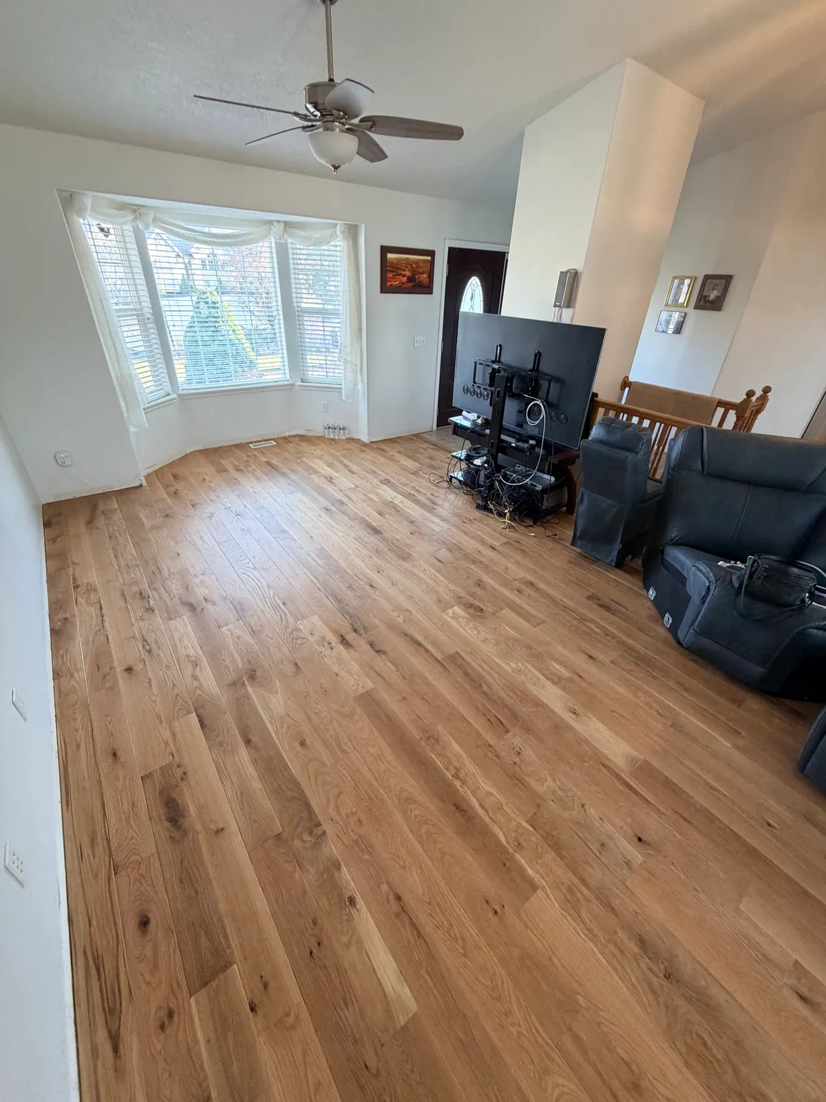 Renovated home with new hardwood floors